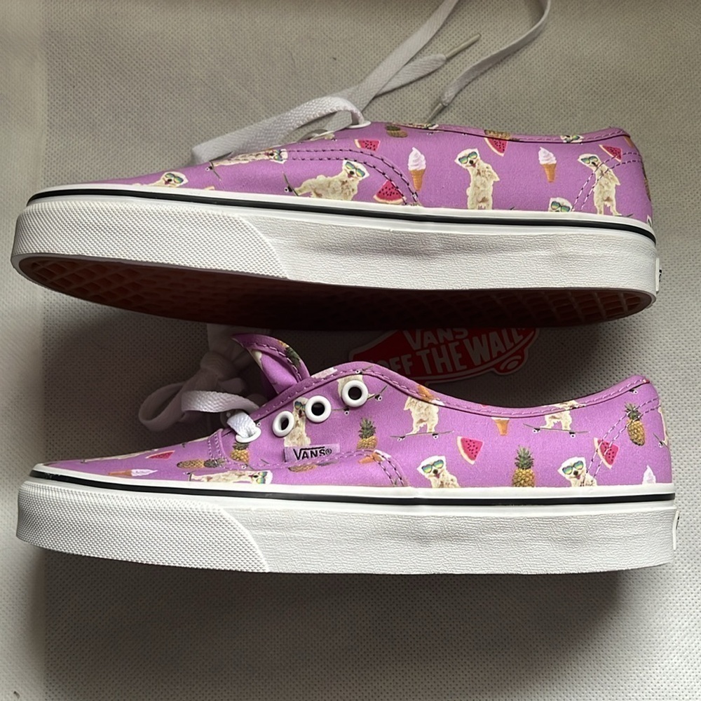 NEW!!! Vans Pool Vibes Ankle Canvas Shoe Sneaker Violet Women’s Size 7 Men’s 5.5 - Picture 10 of 11